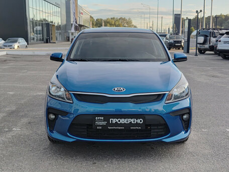 2017 Kia Rio IV, синий, 1142876 рублей, вид 2