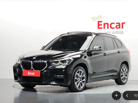 2022 BMW X1 18d sDrive II (F48) Рестайлинг, синий, 2150000 рублей, вид 3