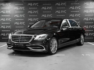 2018 Mercedes-Benz Maybach S-Класс 450 I (X222) Рестайлинг, чёрный, 4500000 рублей, вид 1
