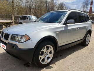 2004 BMW X3 30i I (E83), серебристый, 830000 рублей, вид 1