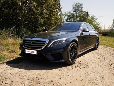2013 Mercedes-Benz S-Класс 500 Long VI (W222, C217), синий, 3900000 рублей, вид 2