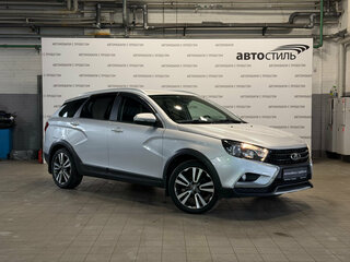 2018 Lada (ВАЗ) Vesta SW I, серебристый, 879000 рублей, вид 3