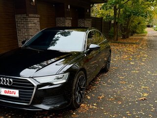 2021 Audi A6 40 TDI V (C8), чёрный, 2750000 рублей, вид 2