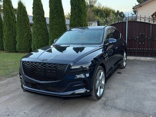 2021 Genesis GV80 I, синий, 3700000 рублей, вид 1