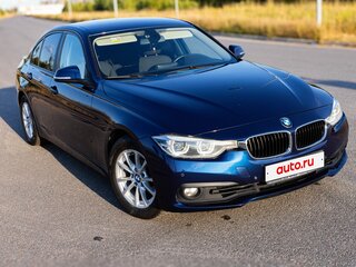 2017 BMW 3 серии 320i VI (F3x) Рестайлинг, синий, 1950000 рублей, вид 3