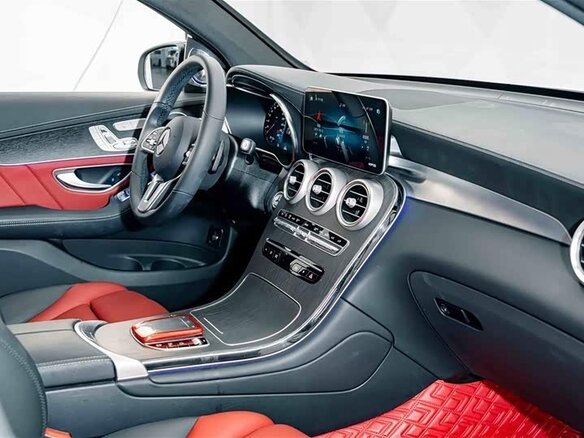 2022 Mercedes-Benz GLC Coupe 300 I (C253) Рестайлинг, белый - вид 14