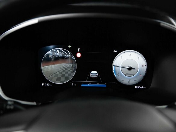 2021 Hyundai Santa Fe IV Рестайлинг, синий, 3589000 рублей - вид 18