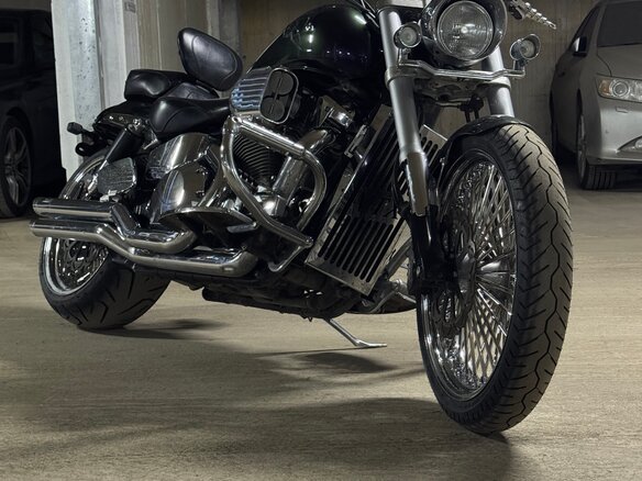 2001 Honda VTX 1800, чёрный, 650000 рублей