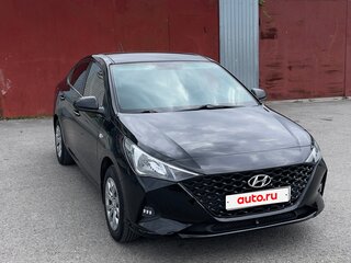 2020 Hyundai Solaris II Рестайлинг, чёрный, 1025000 рублей, вид 2