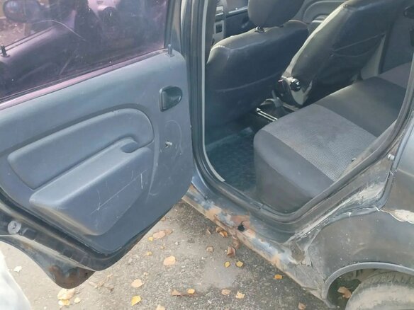 2008 Renault Logan I, серый, 150000 рублей - вид 5