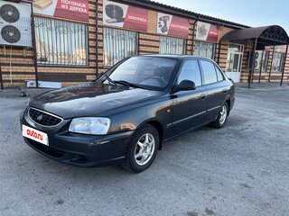 2006 Hyundai Accent ТагАЗ II, чёрный, 195000 рублей, вид 2