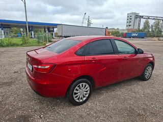 2017 Lada (ВАЗ) Vesta I, красный, 720000 рублей, вид 4