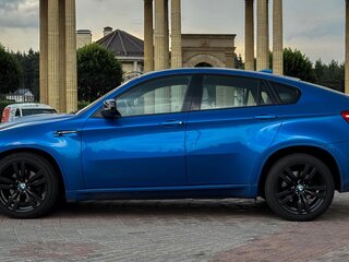 2012 BMW X6 M I (E71) Рестайлинг, синий, 1870000 рублей, вид 3