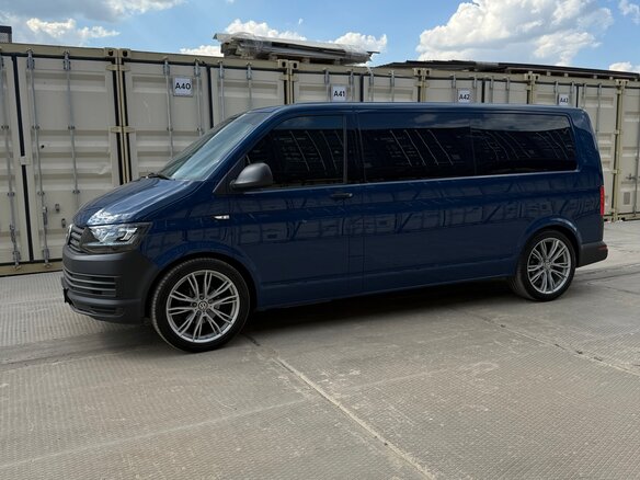 2019 Volkswagen Transporter Long T6, синий, 3350000 рублей - вид 1