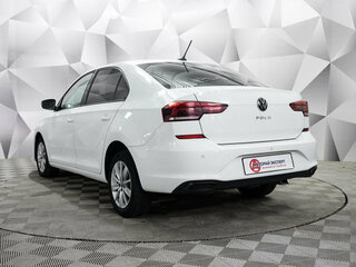 2021 Volkswagen Polo VI, белый, 1625000 рублей, вид 3