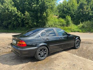 2002 BMW 3 серии 318i IV (E46) Рестайлинг, чёрный, 850000 рублей, вид 4