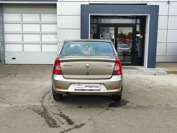 2010 Renault Logan I Рестайлинг, бежевый, 339000 рублей - вид 5