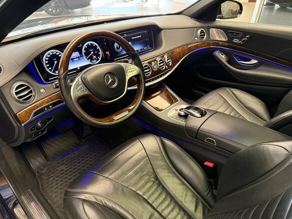 2016 Mercedes-Benz S-Класс 500 Long VI (W222, C217), синий, 3900000 рублей - вид 9