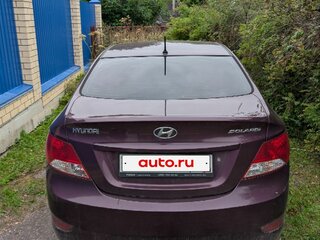2012 Hyundai Solaris I, фиолетовый, 500000 рублей, вид 3