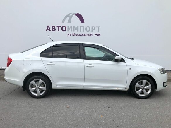 2015 Skoda Rapid I, белый, 750000 рублей - вид 5