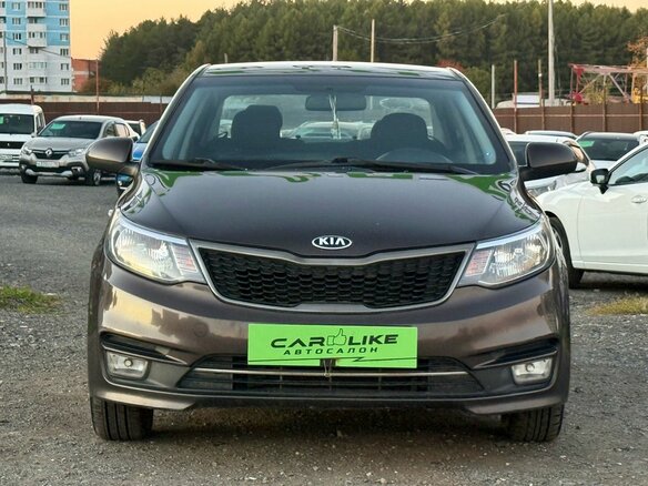 2016 Kia Rio III Рестайлинг, коричневый, 1089000 рублей - вид 5
