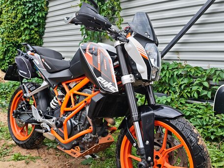2015 KTM 390 Duke, оранжевый, 370000 рублей, вид 2