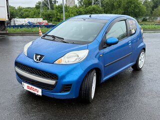 2010 Peugeot 107 I Рестайлинг, синий, 500000 рублей, вид 1