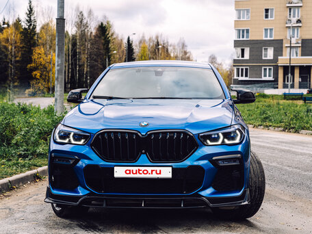 2020 BMW X6 M50d III (G06), синий, 9200000 рублей, вид 2