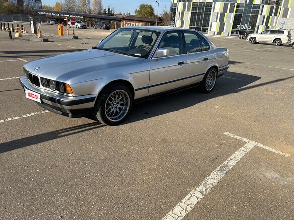 1992 BMW 5 серии 520i III (E34), серебристый, 750000 рублей