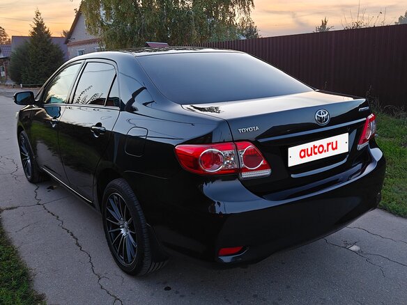 2012 Toyota Corolla X (E140, E150) Рестайлинг, чёрный, 1450000 рублей - вид 17