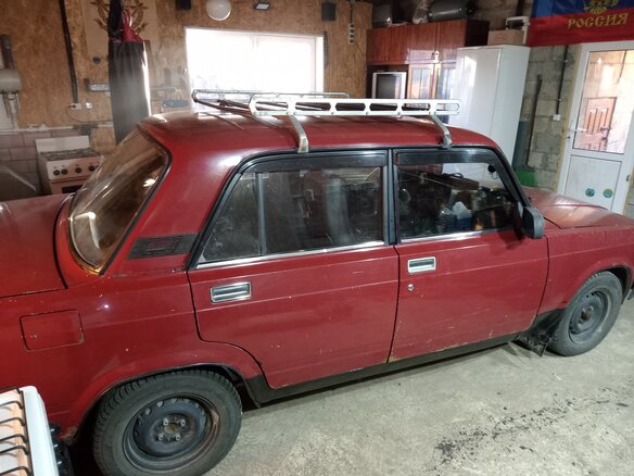 2003 Lada (ВАЗ) 2107, пурпурный, 73000 рублей - вид 3
