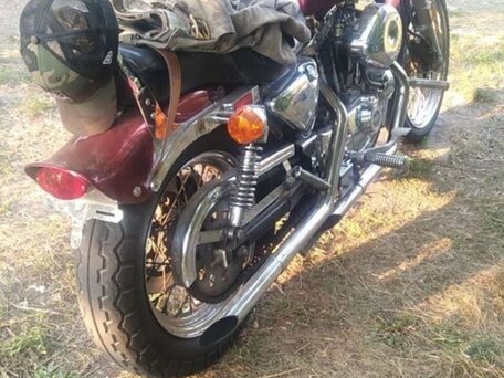 1982 Harley-Davidson Sportster 1000, пурпурный, 800000 рублей, вид 4