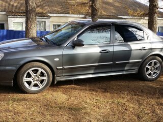 2006 Hyundai Sonata ТагАЗ IV (EF) Рестайлинг, серый, 450000 рублей, вид 4
