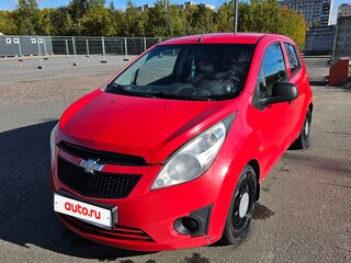 2011 Chevrolet Spark III, красный, 420000 рублей, вид 1