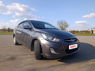 2014 Hyundai Solaris I Рестайлинг, чёрный, 980000 рублей, вид 4