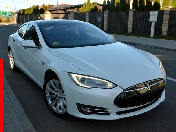 2015 Tesla Model S P85D I, белый - вид 7