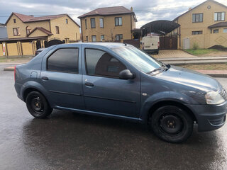 2010 Renault Logan I Рестайлинг, синий, 380000 рублей, вид 1