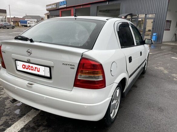2001 Opel Astra G, белый, 410000 рублей - вид 5