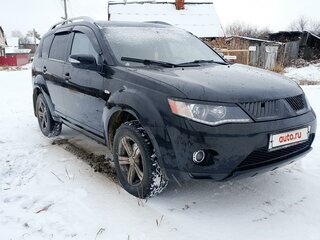 2008 Mitsubishi Outlander II, чёрный, 1200000 рублей, вид 3