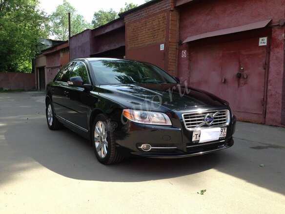 2011 Volvo S80, чёрный - вид 2