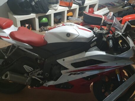 2007 Yamaha YZF-R6, белый, 950000 рублей, вид 2