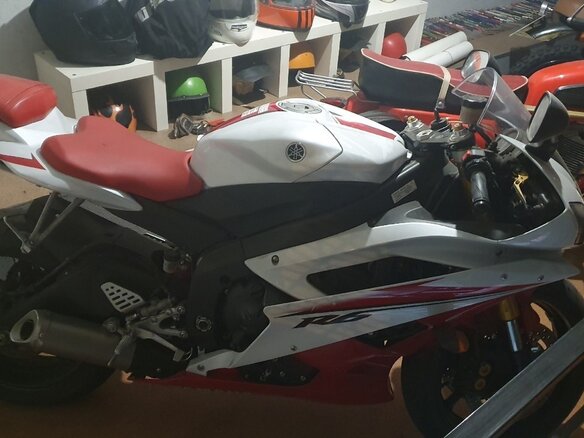 2007 Yamaha YZF-R6, белый, 950000 рублей - вид 1