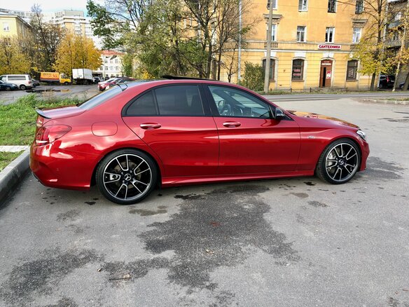 2015 Mercedes-Benz C-Класс AMG 450 AMG IV (W205), красный - вид 18