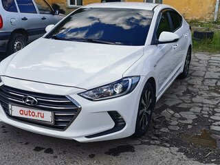 2018 Hyundai Elantra VI (AD), белый, 1450000 рублей, вид 3