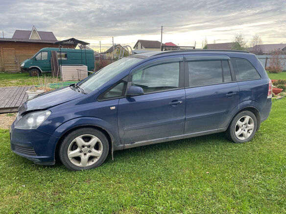 2007 Opel Zafira B, синий - вид 3