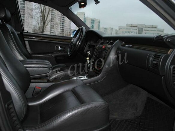 1999 Audi S8 I (D2) Рестайлинг, чёрный - вид 3