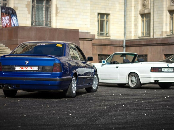 1995 BMW 5 серии 520i III (E34), синий - вид 8