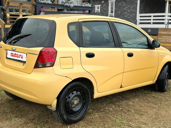 2006 Chevrolet Aveo I, жёлтый, 205000 рублей - вид 3
