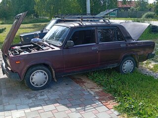 2003 Lada (ВАЗ) 2107, пурпурный, 150000 рублей, вид 2