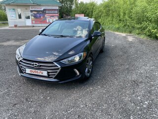 2017 Hyundai Elantra VI (AD), чёрный, 1890000 рублей, вид 3